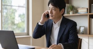 内定辞退の連絡をする様子を表したアイキャッチ画像