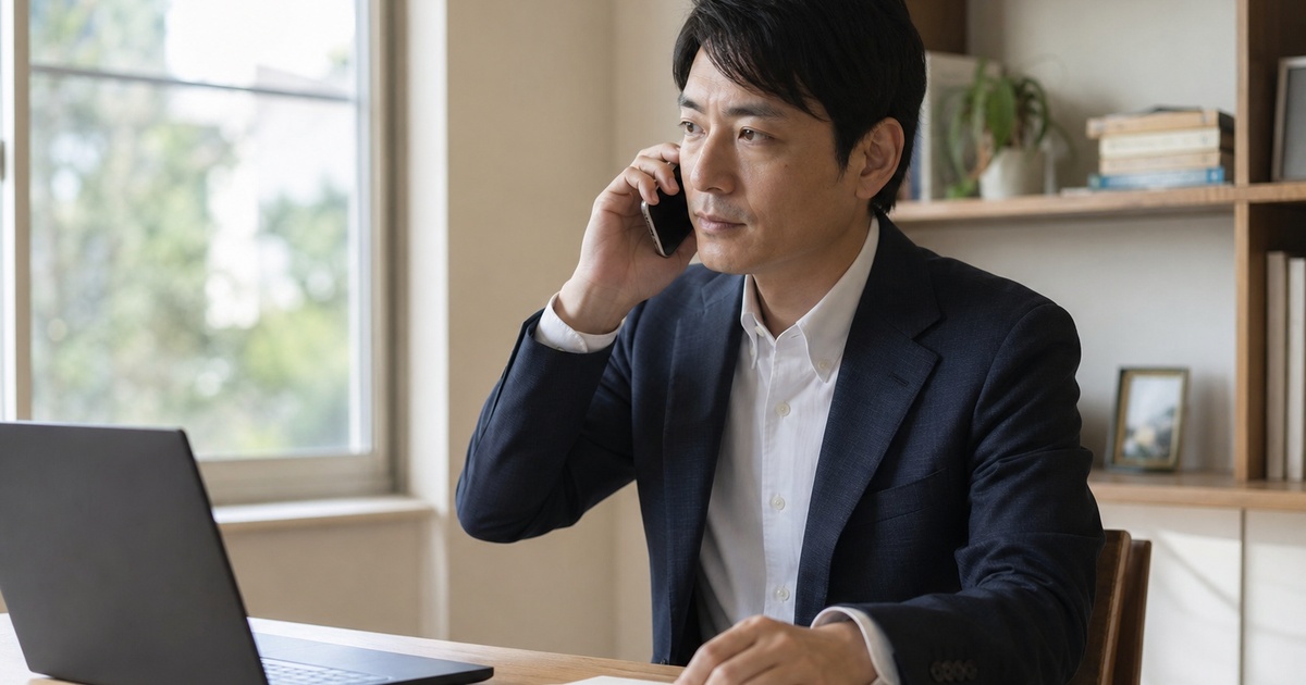 内定辞退の連絡をする様子を表したアイキャッチ画像